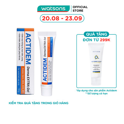 Gel Giảm Mụn Mờ Thâm Actidem Derma Extra Gel 18g