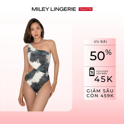 [Đồ Bơi Nữ] Bộ Bikini Hai Mảnh Miley Lingerie, Thun Lạnh Dập Đa Chiều Cao Cấp, Cut-Out Mềm Mịn Đi Biển Tea Rose