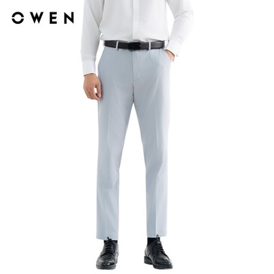 Owen - Quần tây S-Form tăng đơ QGT263028 màu Xanh nhạt chất liệu Conjugated polyester
