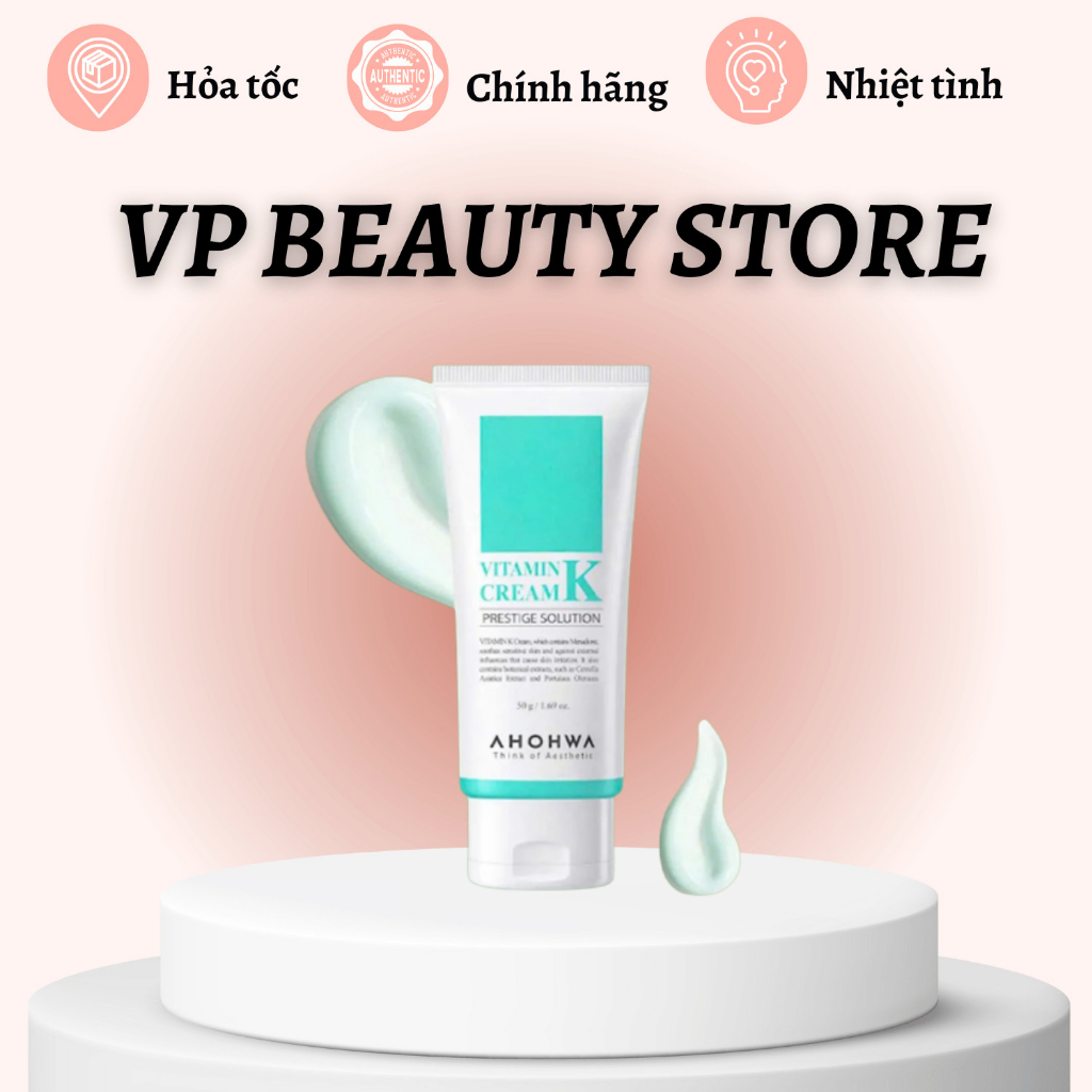 AHOHWA - Kem Dưỡng Phục Hồi Da Vitamin K Cream - 50g