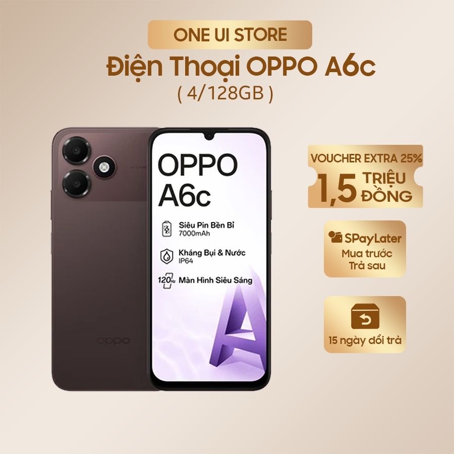 (HOT) Điện Thoại OPPO A6c (4GB/128GBG) Chính Hãng - New nguyên seal 100% - ONE UI STORE