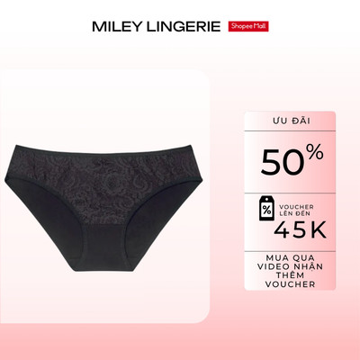 Quần Lót Modal Phối Ren Sợi Dệt Thân Trước Miley Lingerie Kháng Khuẩn Thoáng Khí FCM0104