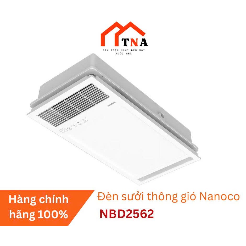 Quạt sưởi âm trần có thông gió 5in1 Nanoco NBD2562 / NBD2560 / NBD2561 - Hàng chính hãng