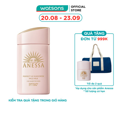 Sữa Chống Nắng Anessa Cho Da Nhạy Cảm UV SPF50+/PA++++ 60ml