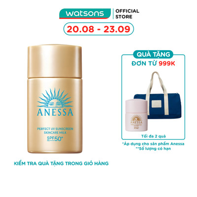 Sữa Chống Nắng Anessa Dưỡng Da Kiềm Dầu Bảo Vệ Hoàn Hảo SPF50+ PA++++ 20ml