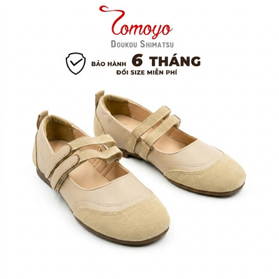 SIÊU SALE 8.8-Giày Búp Bê Nữ Tomoyo Da Lộn– Nhẹ Êm, Thanh Lịch & Dễ Phối Đồ TMW33509