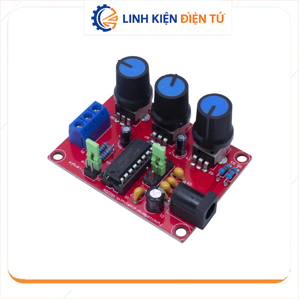[Linh Kiện Điện Tử][G86] Mạch Phát Xung Sin Tam Giác Vuông Có Điều Chỉnh Tần Số 1Hz - 1MHz XR2206