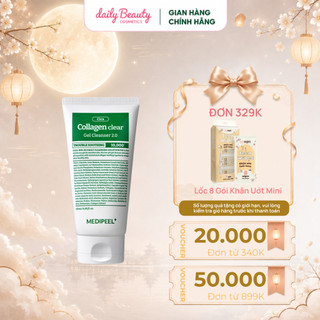[CHÍNH HÃNG] Sữa Rửa Mặt Giúp Làm Sạch Dầu Thừa MEDIPEEL Green Cica Collagen Clear Gel Cleanser 2.0 120ml