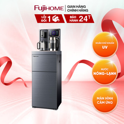 Cây Nước Nóng Lạnh Bàn Trà Cao Cấp Khử Khuẩn UV Fujihome TB241UV, Thiết Kế Mới 2026, Đa Chức Năng