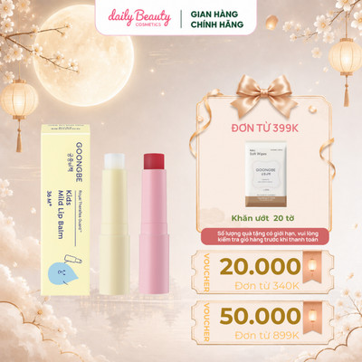 Son Dưỡng Làm Mềm Môi GOONGBE Kids Mild Lip Balm 3g