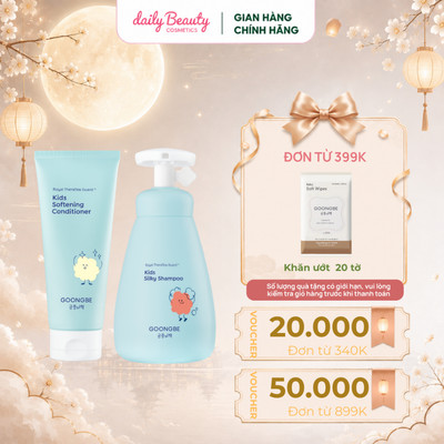 Combo Dầu Gội, Dầu Xả GOONGBE  An Toàn Lành Tính