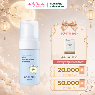 Sữa Rửa Mặt Tạo Bọt Cho Da Nhạy Cảm GOONGBE Bubble Facial Cleanser 100ml