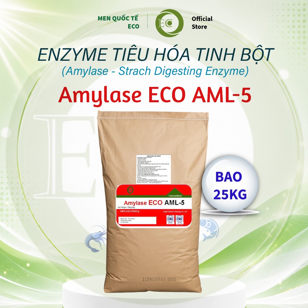 Enzyme Amylase ECO-AML 5 (25kg/bao)