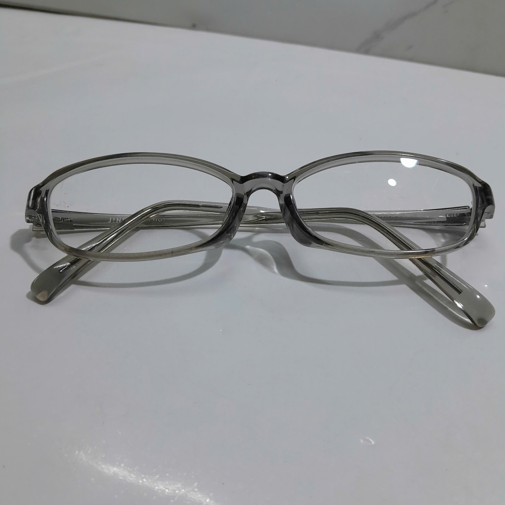 Gọng mắt kính dẽo Nhật nữ Jins ngang kính 140mm second hand