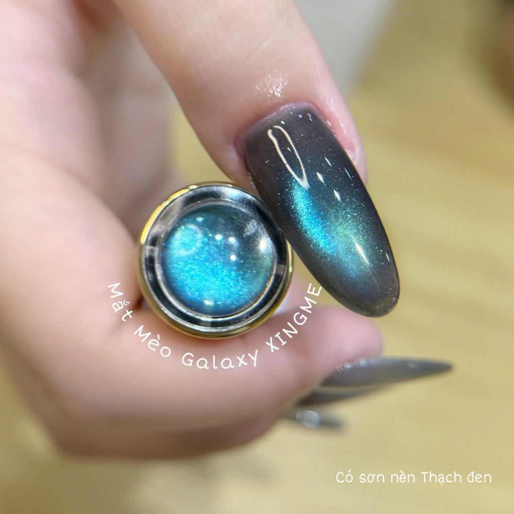 Sơn mắt mèo GALAXY ánh màu xanh tím, mắt mèo XINGME