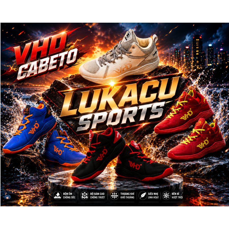 Giày Thể Thao Bóng Chuyền VHD ChukChi Sneaker Sport