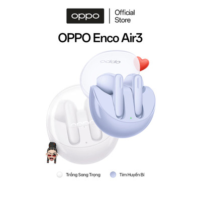 [SV] Tai Nghe Bluetooth Không Dây TWL OPPO Enco Air 3 | Âm thanh vòm | 25H sử dụng - Hàng Chính Hãng