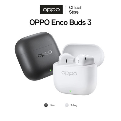 [SV] Tai nghe Bluetooth không dây OPPO Enco Buds 3, kết nối 2 thiết bị, dùng đến 48H, AI dịch thuật