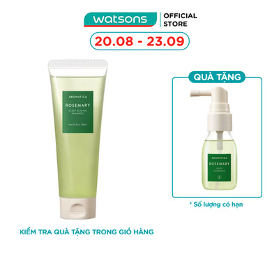 Dầu Gội Aromatica Chiết Xuất Hương Thảo 180ml