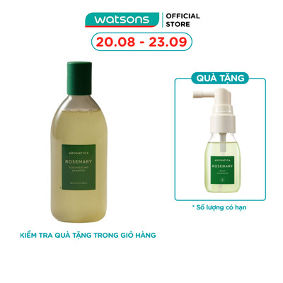 Dầu Gội Aromatica Chiết Xuất Hương Thảo 400ml