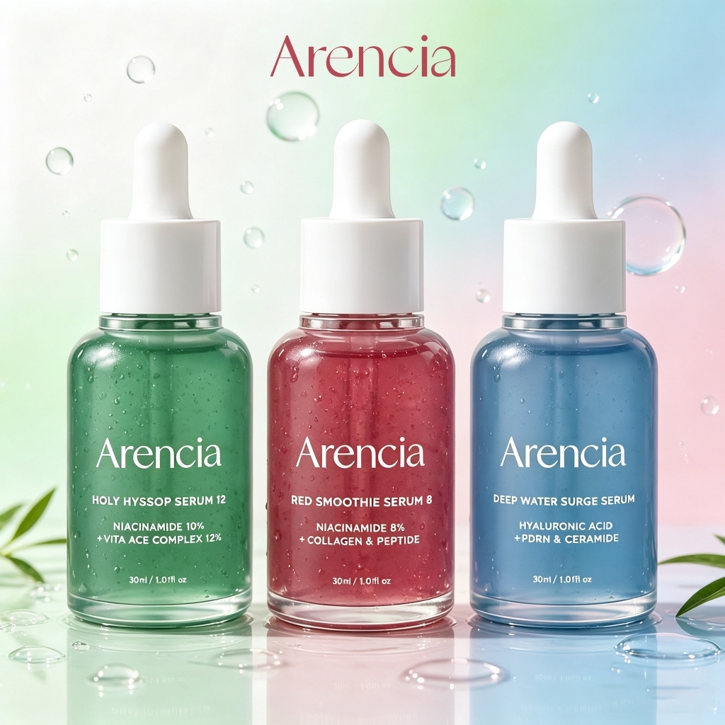 Tinh Chất Dưỡng Ẩm Arencia 30ml / Serum Smoothie Đỏ /  Serum Holy Hyssop / Serum tăng cường nước sâu