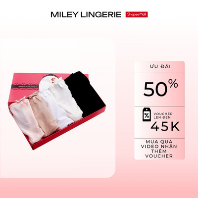 [Quần Lót Thở] Hộp 5 Quần Lót Modal Visco Bikini Miley Lingerie Mềm Mịn Kháng Khuẩn- BCS04