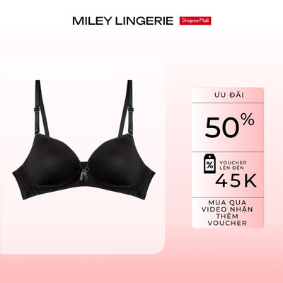 Áo Ngực Nữ Không Gọng Miley Lingerie Cotton Lụa Flexi - BRC005