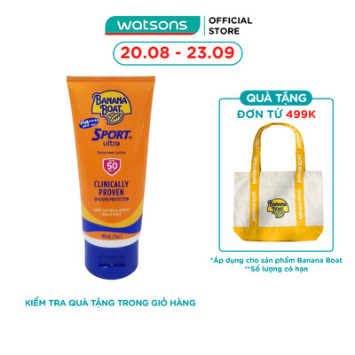 Kem Chống Nắng Thể Thao Banana Boat SPF50 90ml