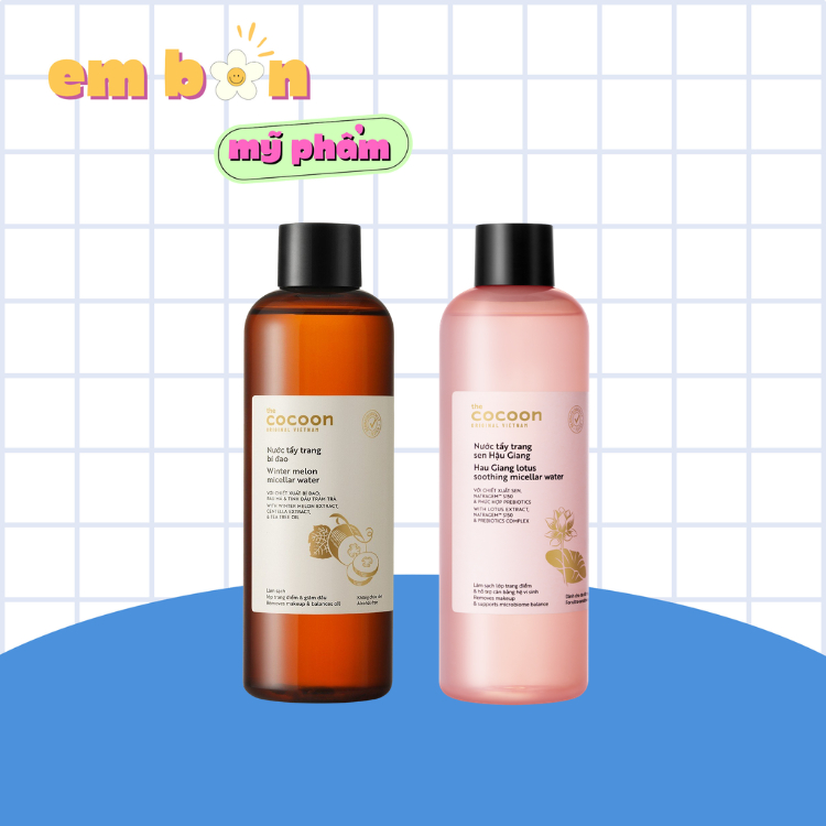 Nước Tẩy Trang Cocoon Làm Sạch Dịu Nhẹ, Hỗ Trợ Làm Sạch Dầu Thừa