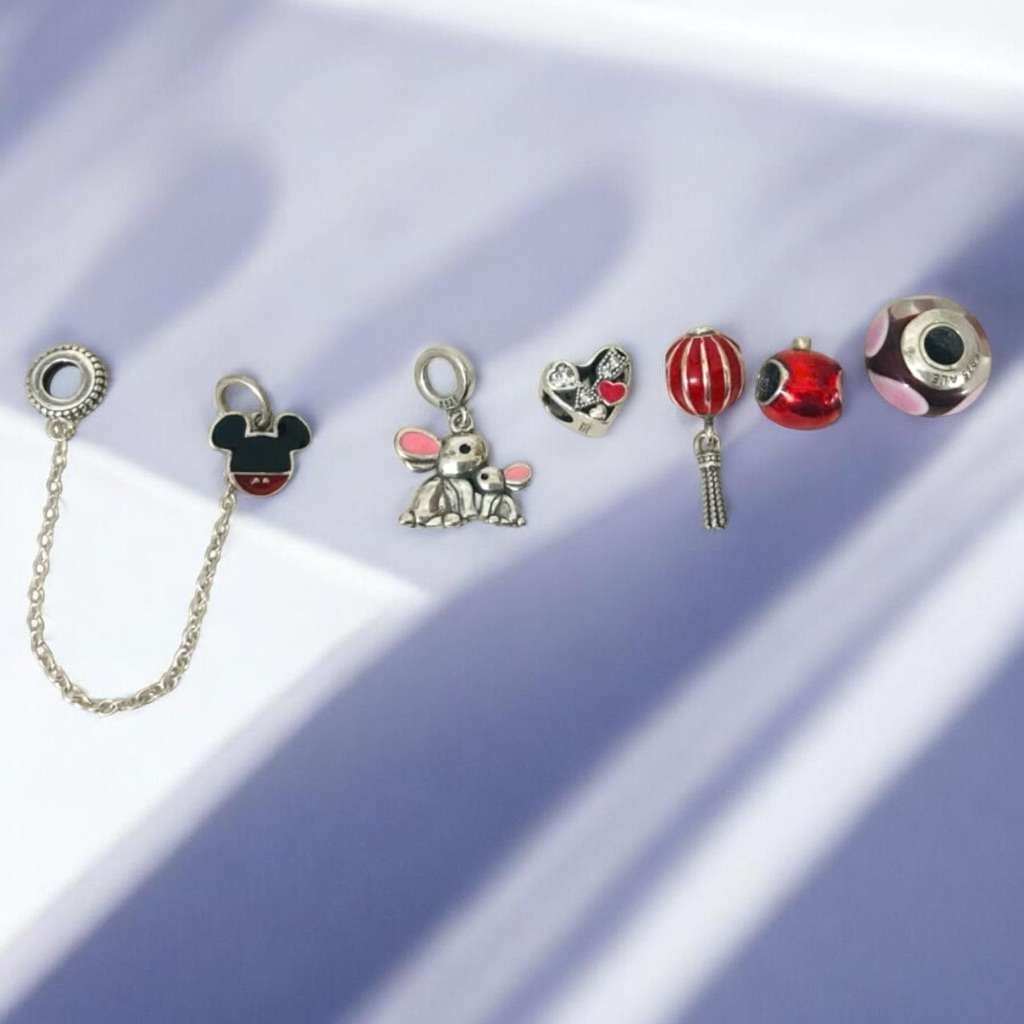 Charm bạc S925, charm xỏ Pandora, dây chuyền…