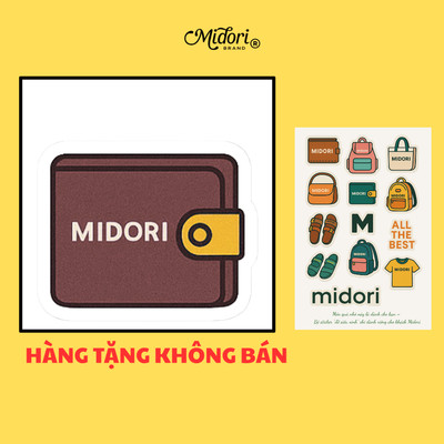 [S2] STICKER TÚI VÍ BALO NAM NỮ DỄ THƯƠNG | MIDORI STUDIO
