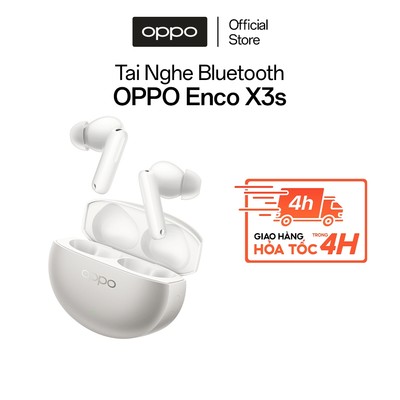 Tai nghe Bluetooth Không dây OPPO Enco X3s | Dịch thuật AI | Chống ồn | Kết nối kép- Hàng chính hãng