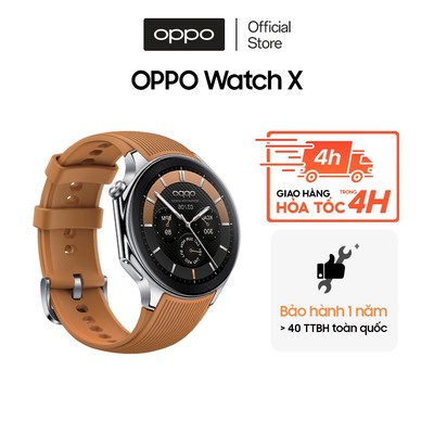 Đồng hồ thông minh OPPO Watch X | Chế Độ Thể Thao Chuyên Nghiệp | Chỉ tương thích ANDROID*
