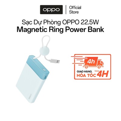 Sạc dự phòng OPPO 10.000mAh, công suất 22.5W - Không hỗ trợ sạc không dây