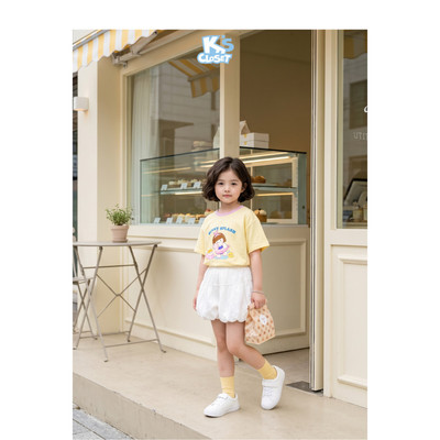 Quần Sooc Dáng Bí K'S CLOSET Cho Bé Gái (2-14 tuổi) từ 9kg-50kg KT100SIS
