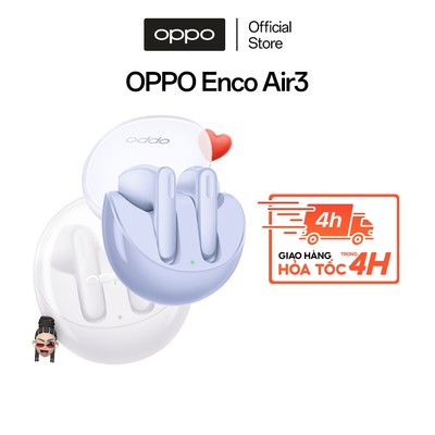 Tai Nghe Bluetooth Không Dây TWL OPPO Enco Air 3 | Âm thanh vòm | 25H sử dụng - Hàng Chính Hãng