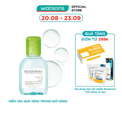 Nước Tẩy Trang Dành Cho Da Nhờn Mụn Bioderma Sebium H2O 100ml
