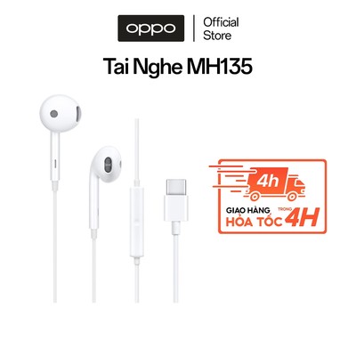 Tai nghe có dây MH135 Type C - Chỉ phù hợp 1 vài dòng điện thoại OPPO ở mục mô tả sản phẩm - Hàng chính hãng