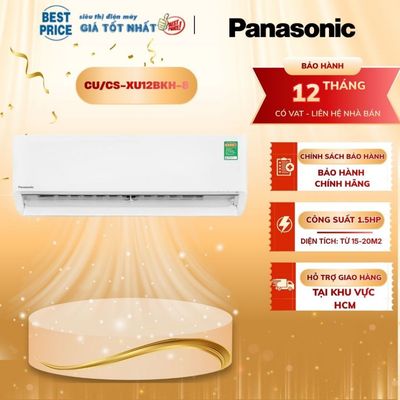 CU/CS-XU12BKH-8 - Máy lạnh Panasonic Inverter 1.5 HP CU/CS-XU12BKH-8