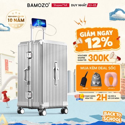 Vali Bamozo Khung Nhôm Ultrapack Size 22/24/28 Cao Cấp Tăng Sức Chứa Hành Lý_ULTRAPACK