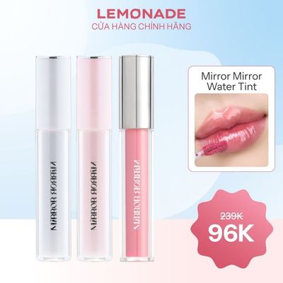 [88k/ cây] Son tint bóng không dính bền màu Lemonade Mirror Mirror Water Tint 4g