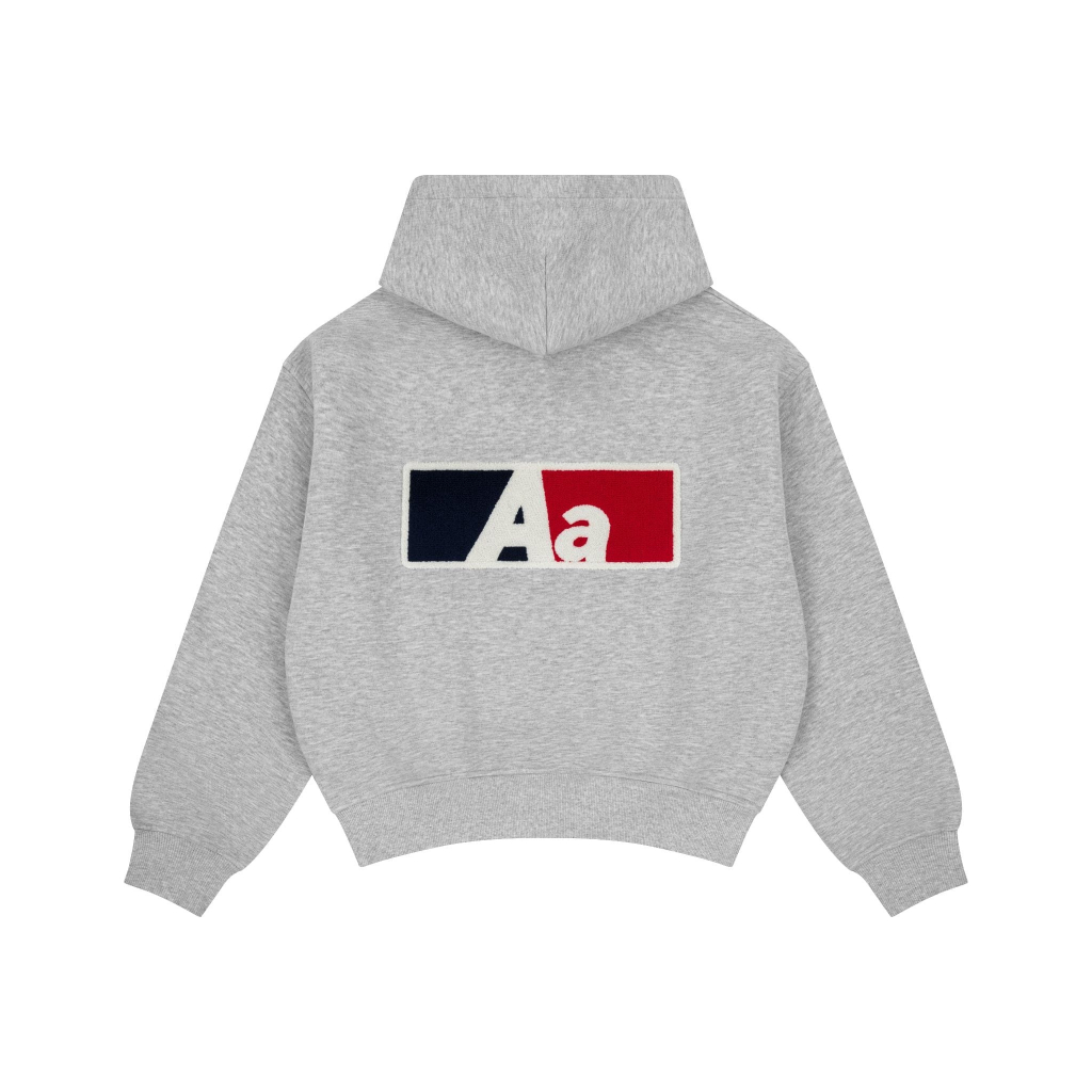 Aa stu - Áo Hoodie Aastu  ABA Logo Hoodie Vải Cotton 100% Local Brand Unisex / Grey