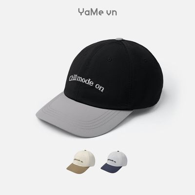 Nón Outdoor Phối Màu Vải Dù Nhăn Siêu Nhẹ Trượt Nước "Chill Mode On"#Y2010 208 2625222 |YaMe|