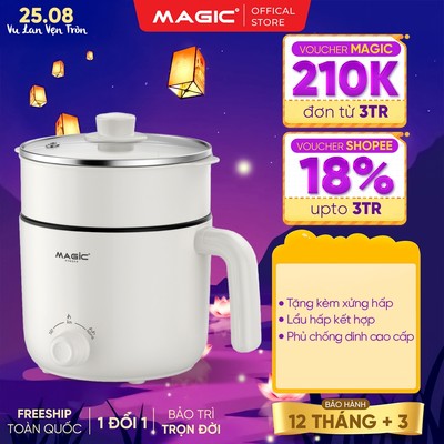 Nồi lẩu điện đa năng Magic A-040, dung tích 1.3L , công suất 600W, bảo hành 12 tháng