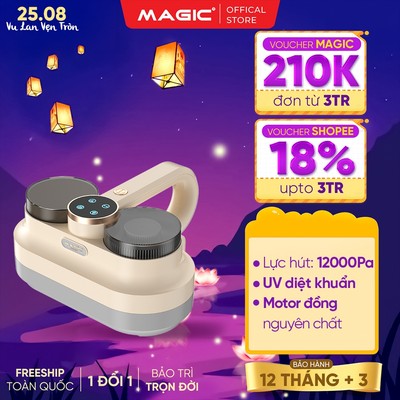 Máy Hút Bụi Cầm Tay Magic A-079, Công Suất 400W, Hút Êm 75dB, Nhỏ Gọn Dễ Dùng, BH 12 Tháng