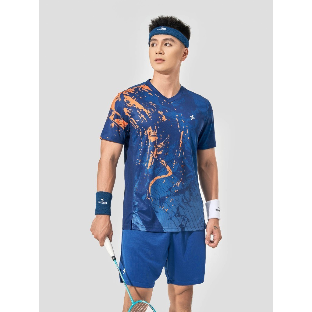 [DEALSV]Áo thun thể thao nam cầu lông, Pickleball IN Abstract Graphic thấm hút, nhanh khô, thoáng khí COOLMATE