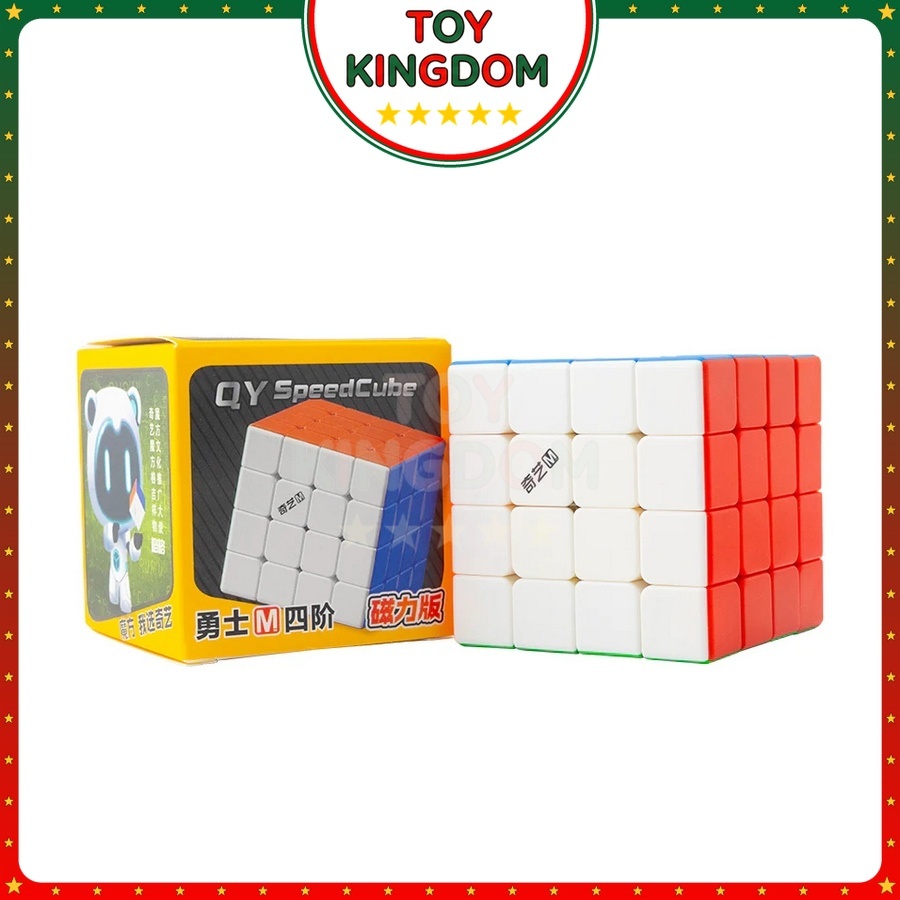 [QiYi] Rubik 4x4 QiYi Warrior M Pro 2025 Stickerless Rubic 4x4x4 Có Nam Châm Đồ Chơi Trí Tuệ Trẻ Em