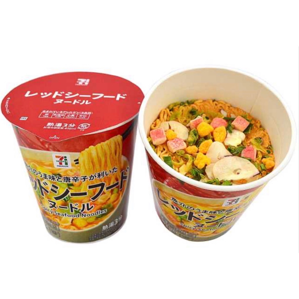 Red Seafood Noodles 7-Premium / 7-Eleven [Directly from Japan]