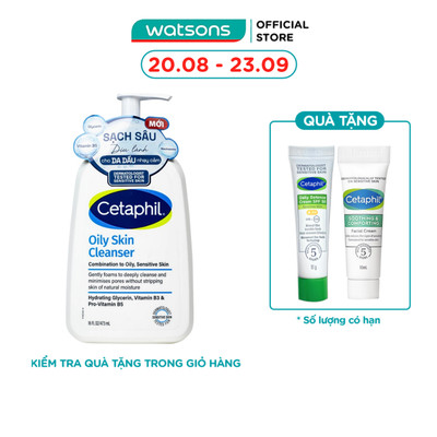 Sữa Rửa Mặt Cetaphil Oily Skin Cleanser 473ml