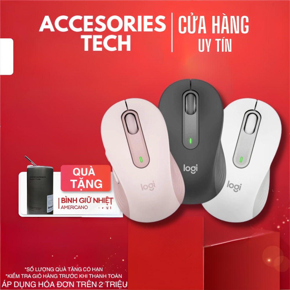 Chuột Vi Tính Không Dây M650 Silent Click Độ Phân Giải Cao Mượt Mà